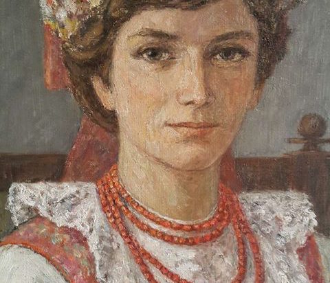 Portret Ślązaczki - pozowała Małgorzata Groniewska