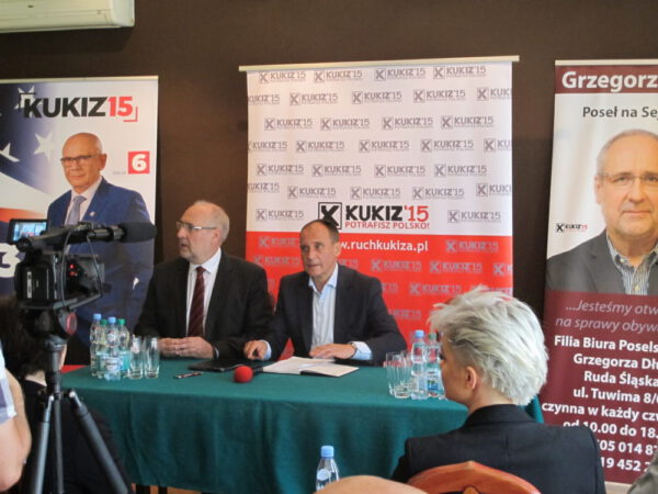 Paweł Kukiz i Grzegorz Długi - Konwent wyborczy Kukiz'15, Gliwice 20 maja 2019