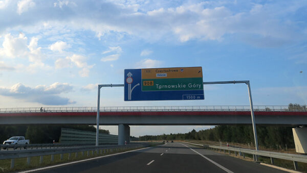 autostrada a1 pyrzowice częstochowa
