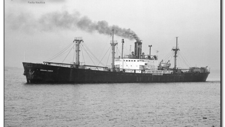 Statek typu Liberty, lata 50-te, Kopalnia Zabrze (bliźniacza jednostka Kopalni Siemianowice I).
