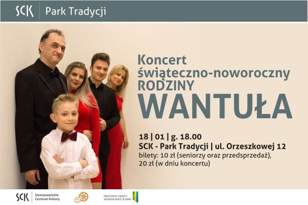 karnawałowy koncert rodziny Wantułów