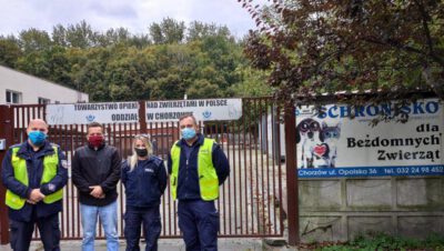 
Siemianowice: Policjanci zadbają o zwierzęta ze schroniska w Chorzowie