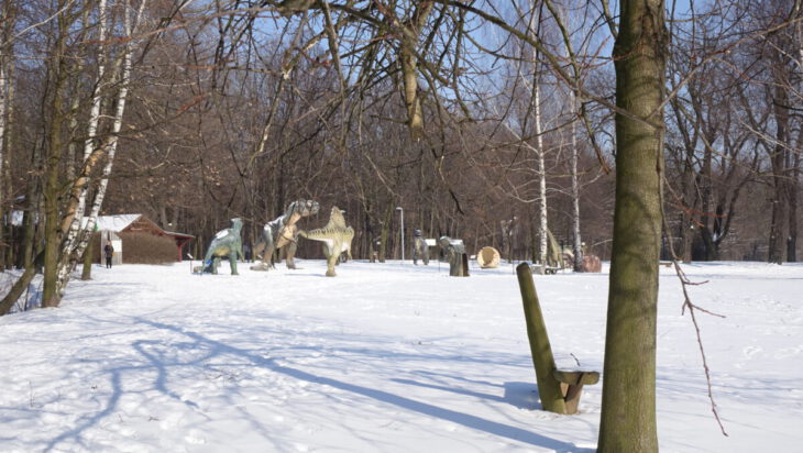 Siemianowice Śląskie Park Zima w pełnej krasie 2021