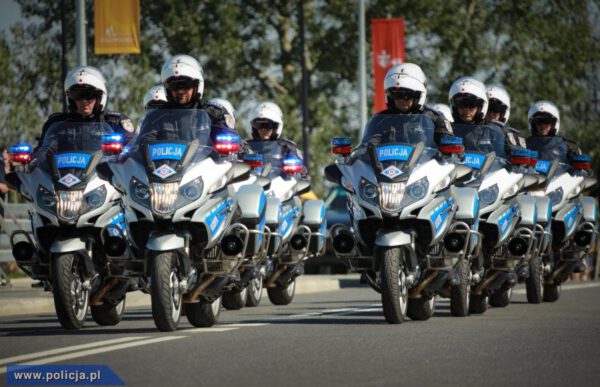 motocykliści policja Unia pomaga sprawy większej wagi