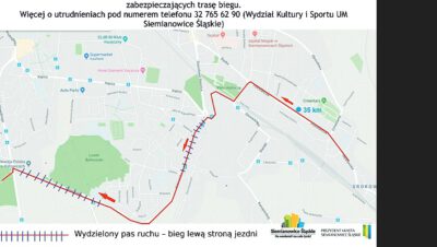 
Utrudnienia w ruchu, czyli Silesia Marathon przez Siemianowice