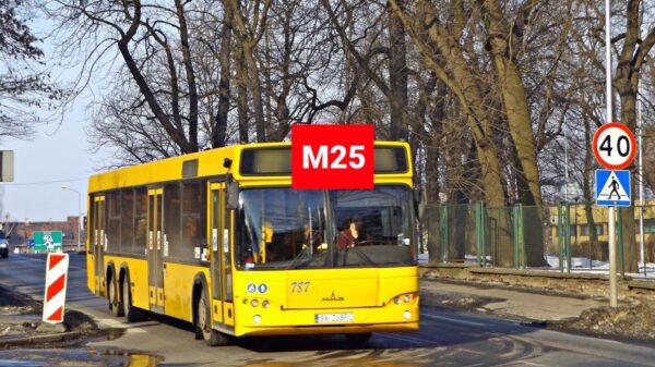 autobus m25 katowice siemianowice czeladź