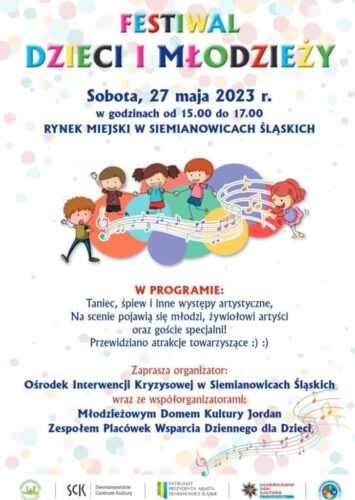 festiwal dzieci - 27 maja 2023 - rynek siemianowice śląskie