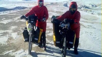 
Zimą przez góry Ałtaj i stepy Mongolii na rowerze