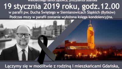
Msza w intencji Prezydenta Gdańska Pawła Adamowicza